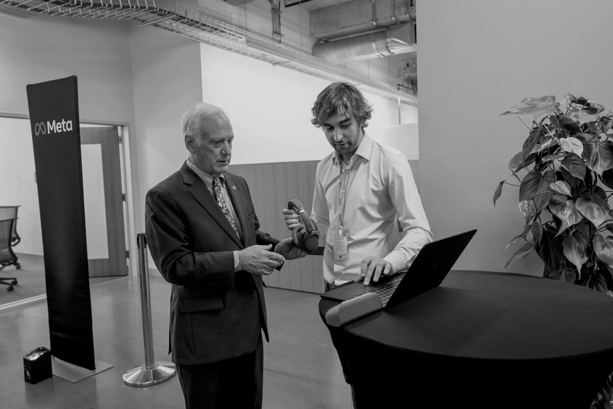 Demoing to Kirk Watson, Mayor of Austin, at SXSW 2026